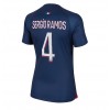 Damen Fußballbekleidung Paris Saint-Germain Sergio Ramos #4 Heimtrikot 2023-24 Kurzarm